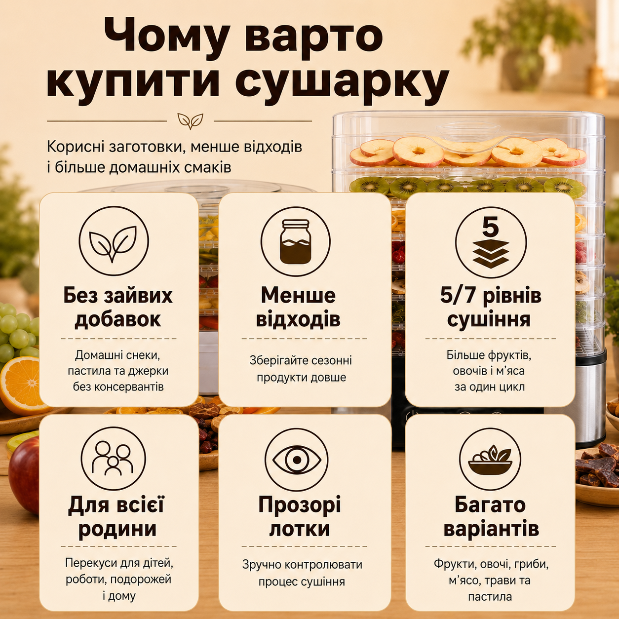 Чому варто купити сушарку